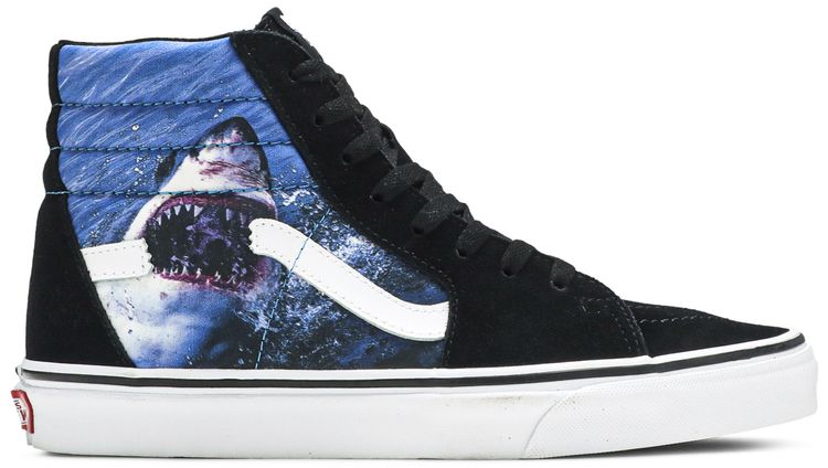 Shark Week x Vans Sk8 Hi Black Blue