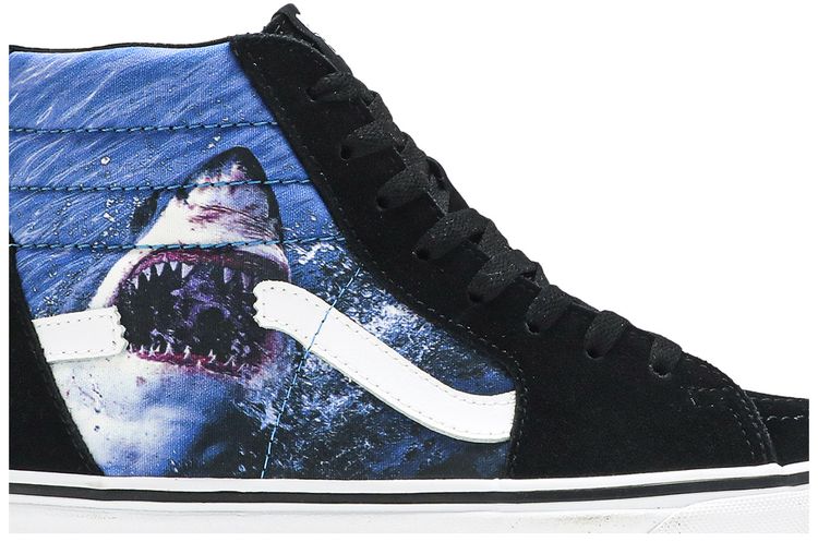 Shark Week x Vans Sk8 Hi Black Blue