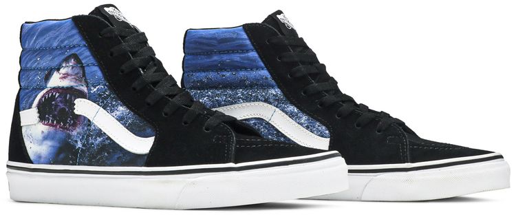 Shark Week x Vans Sk8 Hi Black Blue