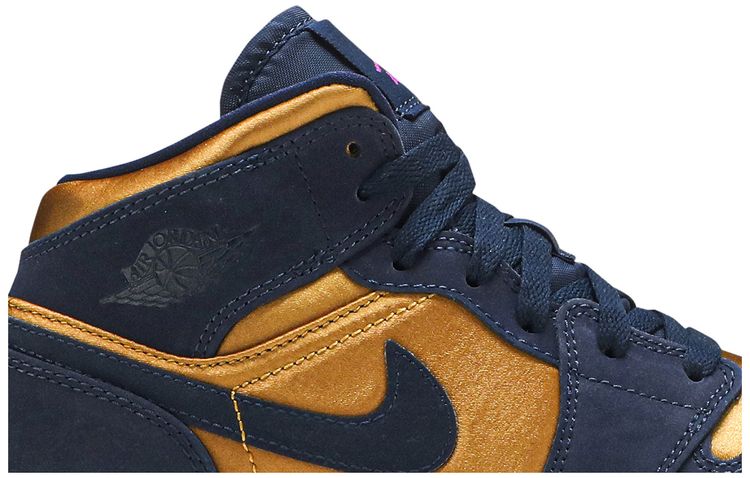 Air Jordan 1 Mid SE GS Obsidian Desert Ochre