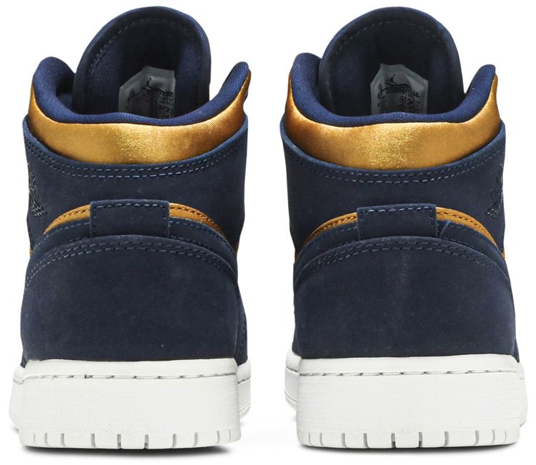 Air Jordan 1 Mid SE GS Obsidian Desert Ochre