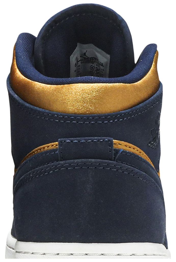 Air Jordan 1 Mid SE GS Obsidian Desert Ochre