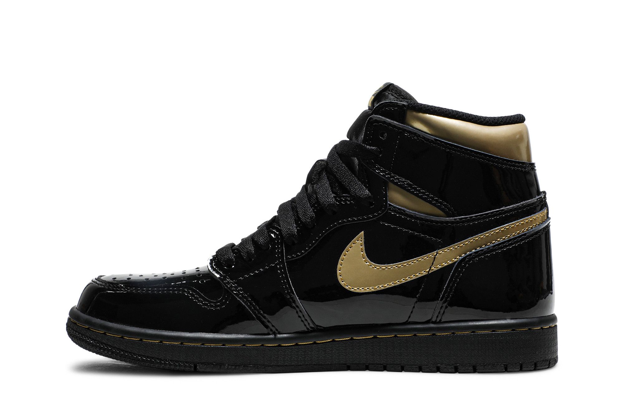 Buy Air Jordan 1 Retro High OG Black Metallic Gold 555088 032 GOAT