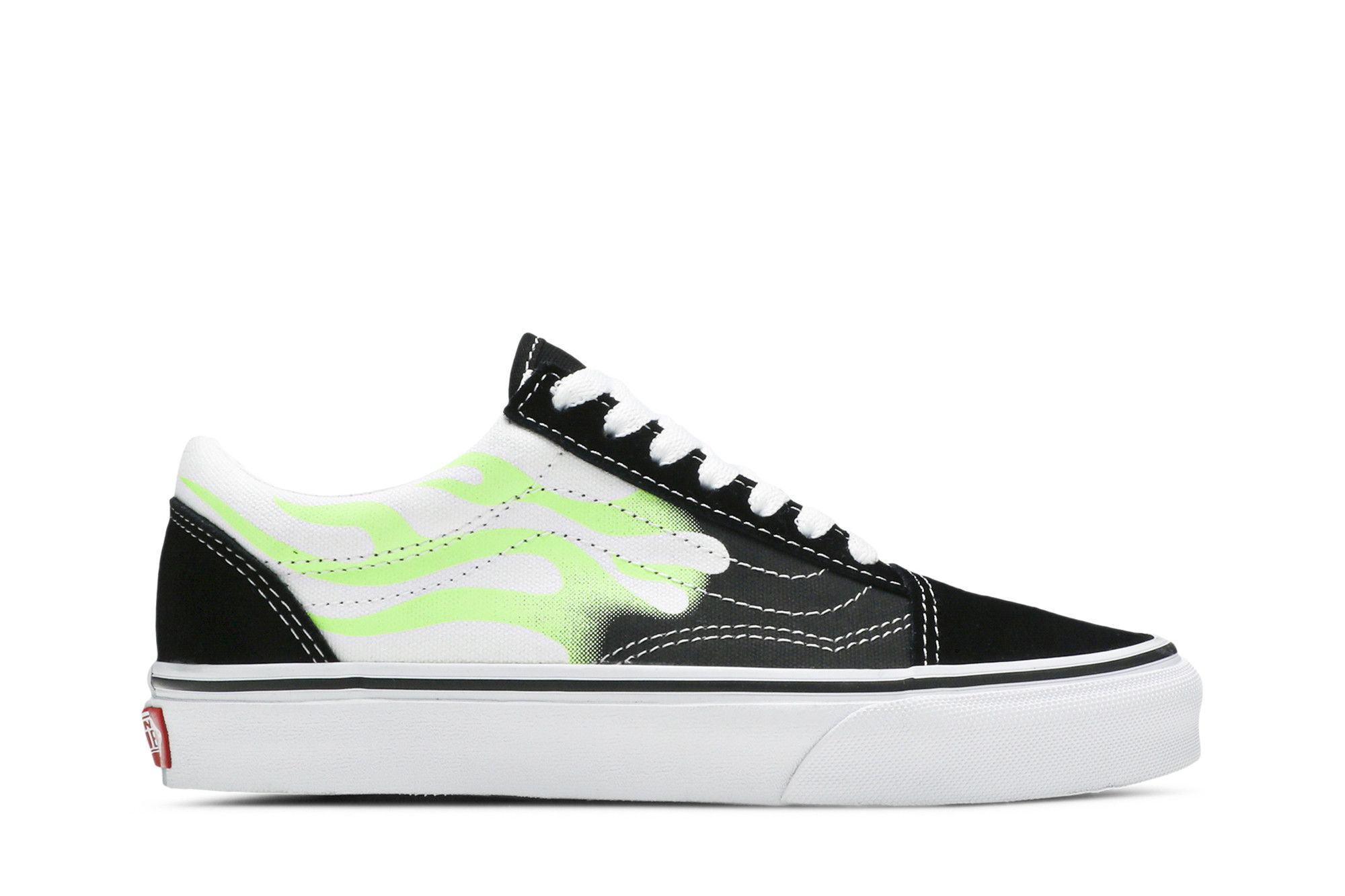 超希少 Vans Old Skool Flame Black TrueWhite Buy Vans Old Skool 'Flame Black White' - VN0A4U3BXEY | GOAT
