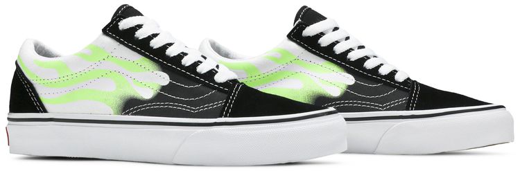 Vans Old Skool Flame Black White