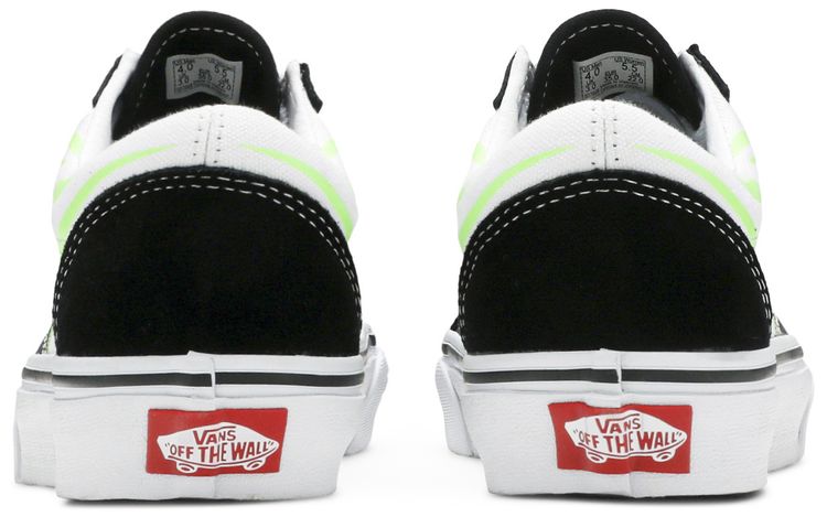 Vans Old Skool Flame Black White