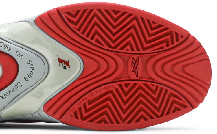 Reebok Answer 4 J White Red