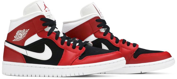 Wmns Air Jordan 1 Mid Gym Red Black