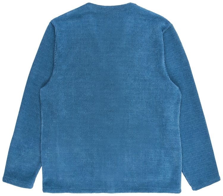 Pleasures Falling Cardigan Sweater Blue