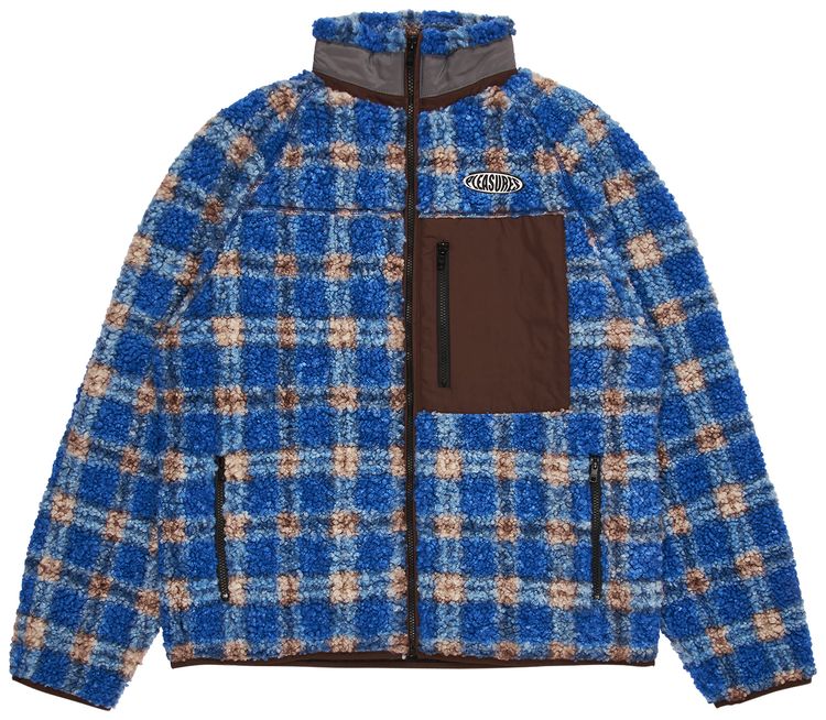 Pleasures Wraith Poodle Polar Fleece Jacket Blue