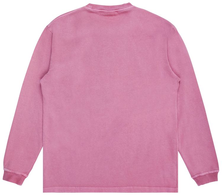 Pleasures Discovery Heavyweight Long Sleeve T Shirt pink