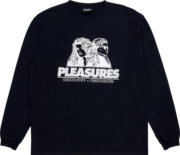 Pleasures Discovery Heavyweight Long-Sleeve T-Shirt 'Black'