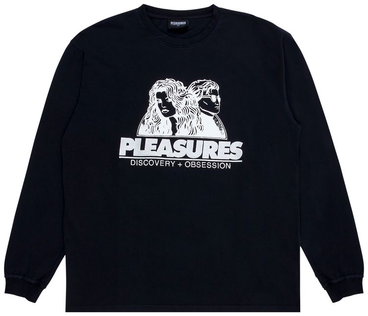 Pleasures Discovery Heavyweight Long Sleeve T Shirt Black