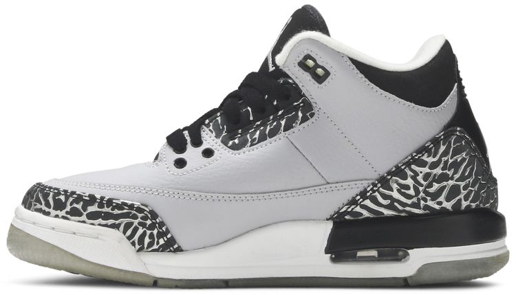 Air Jordan 3 Retro BG Wolf Grey