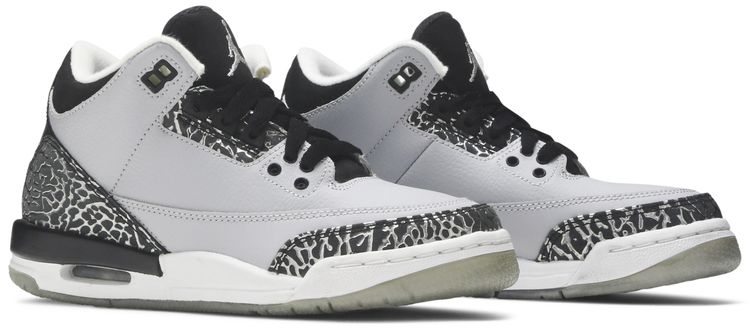 Air Jordan 3 Retro BG Wolf Grey