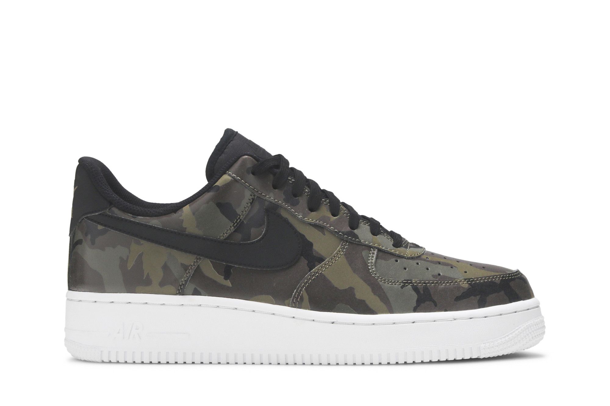 Size 10.0 Air Force 1 Olive Reflective Camo
