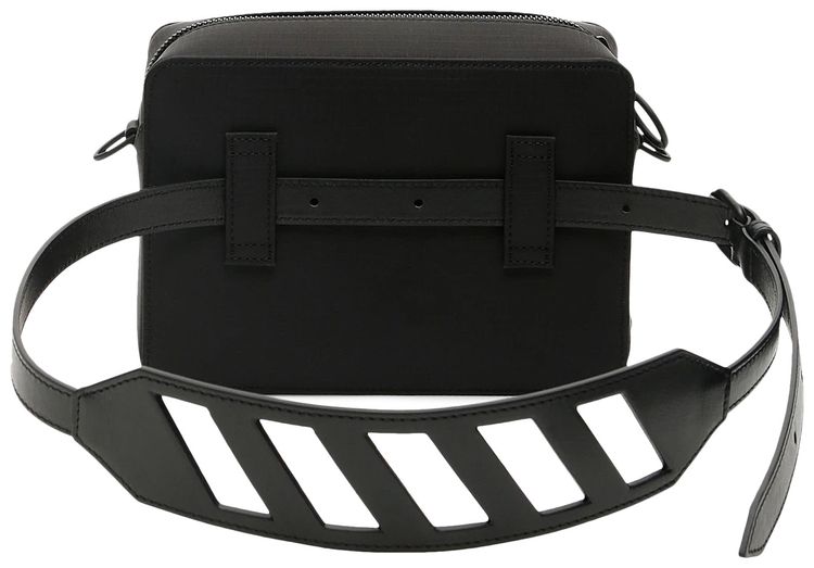 Off White Ripstop Camera Bag Black