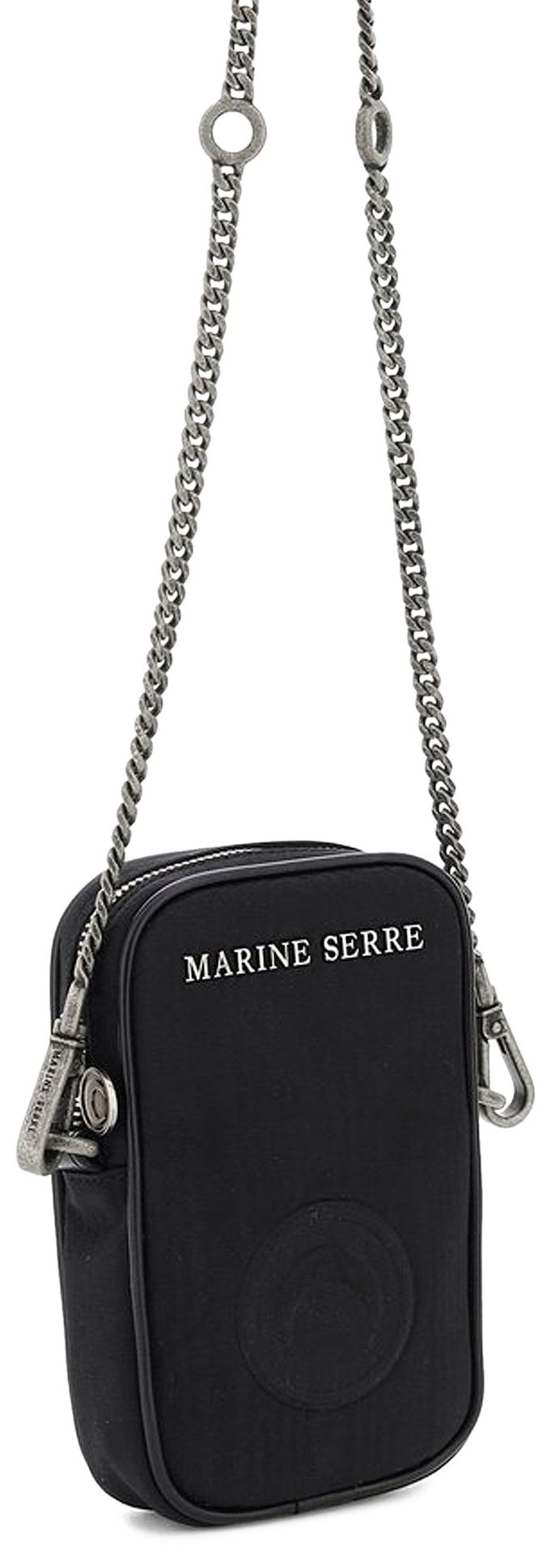 Marine Serre One Pocket Phone Case Bag Black