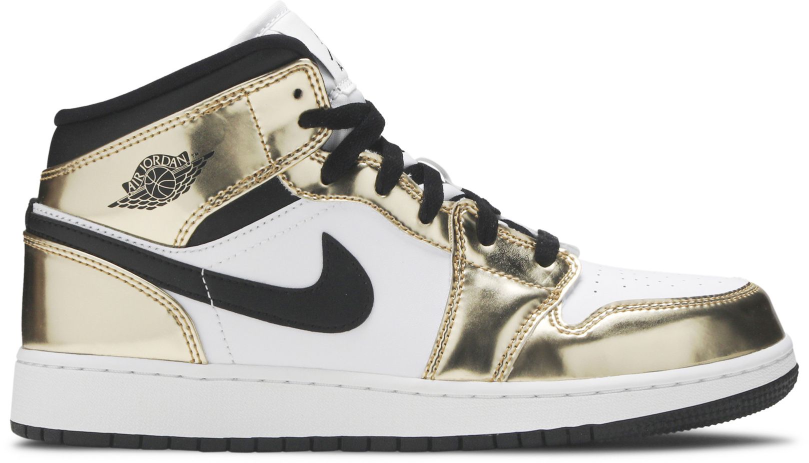 metallic gold jordan 1s
