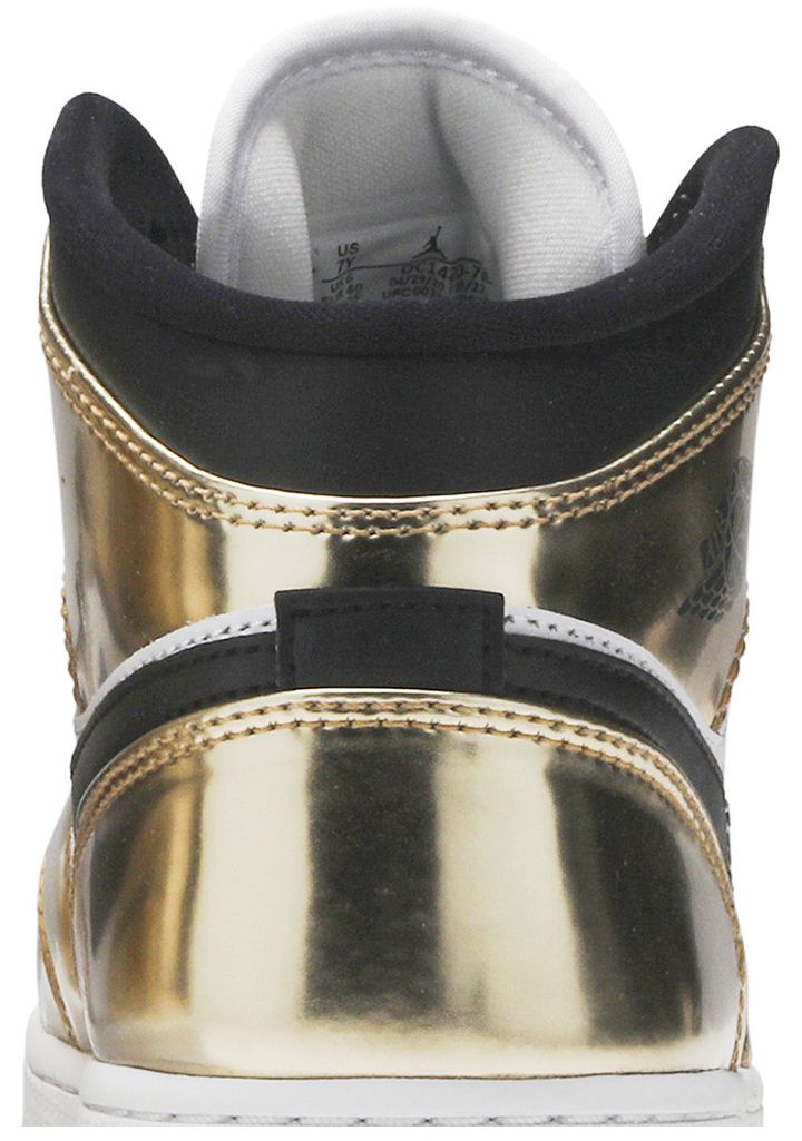 Air Jordan 1 Mid SE GS Metallic Gold
