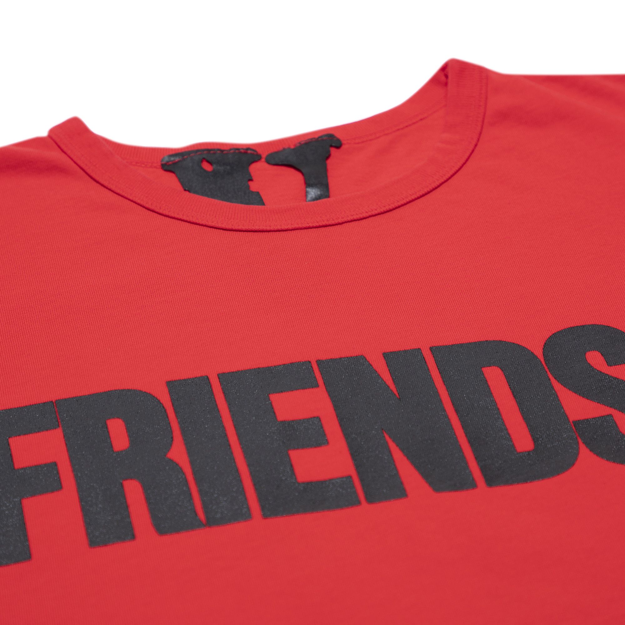 Vlone chumped Friends T Shirt Black Orange