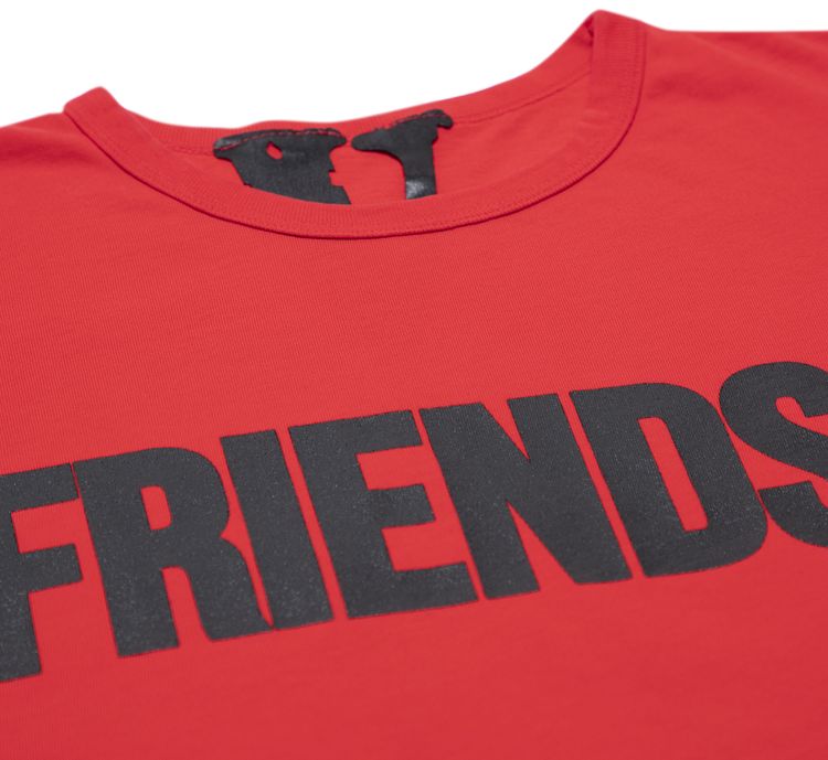 Vlone Friends T Shirt RedBlack