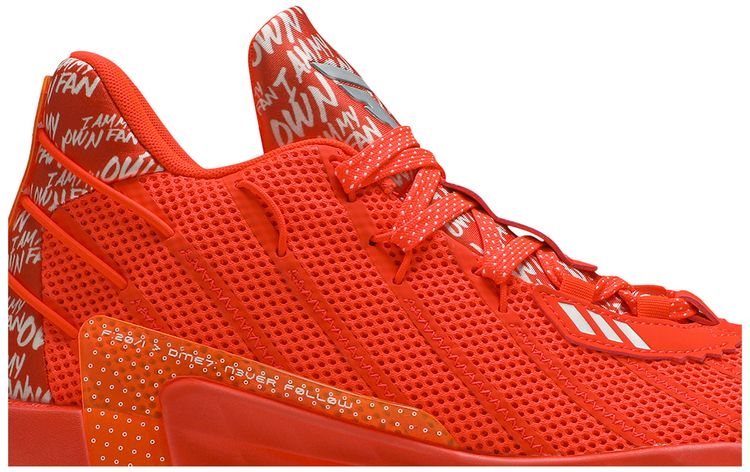 Adidas Dame 7 I Am My Own Fan   Solar Red
