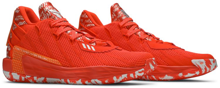 Adidas Dame 7 I Am My Own Fan   Solar Red