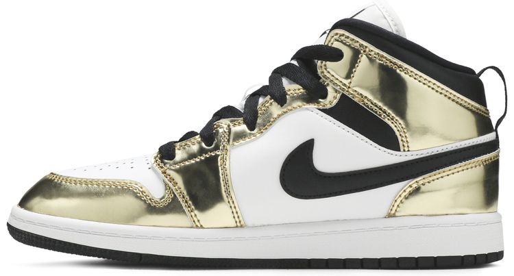 Air Jordan 1 Mid SE PS Metallic Gold