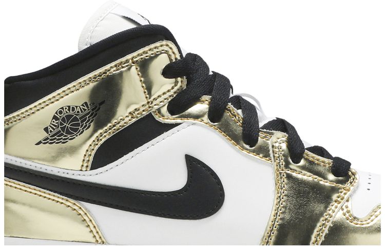 Air Jordan 1 Mid SE PS Metallic Gold