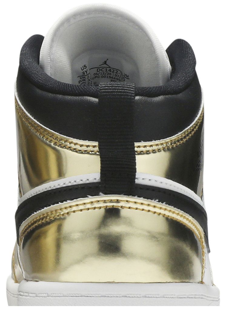 Air Jordan 1 Mid SE PS Metallic Gold