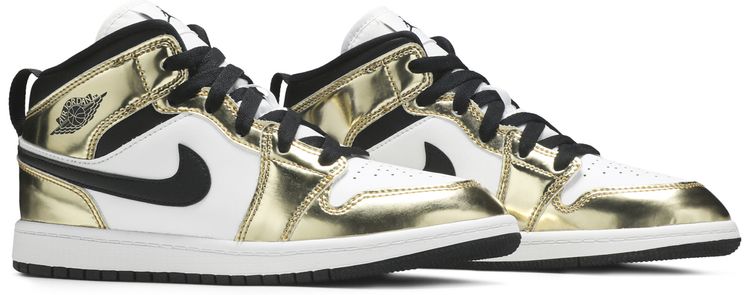 Air Jordan 1 Mid SE PS Metallic Gold