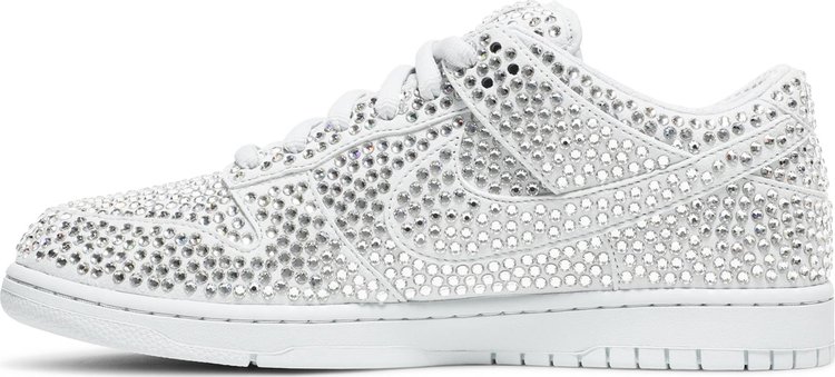 Cactus Plant Flea Market x Swarovski x Dunk Low Pure Platinum