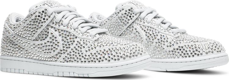 Cactus Plant Flea Market x Swarovski x Dunk Low Pure Platinum