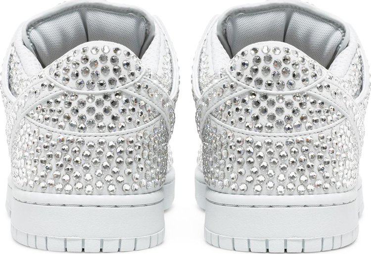 Cactus Plant Flea Market x Swarovski x Dunk Low Pure Platinum