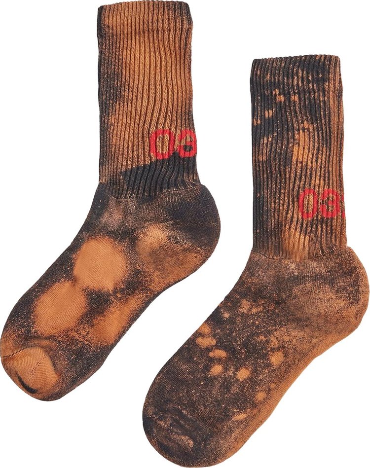 032C Die Tödliche Doris Socks 'Bleached Black'