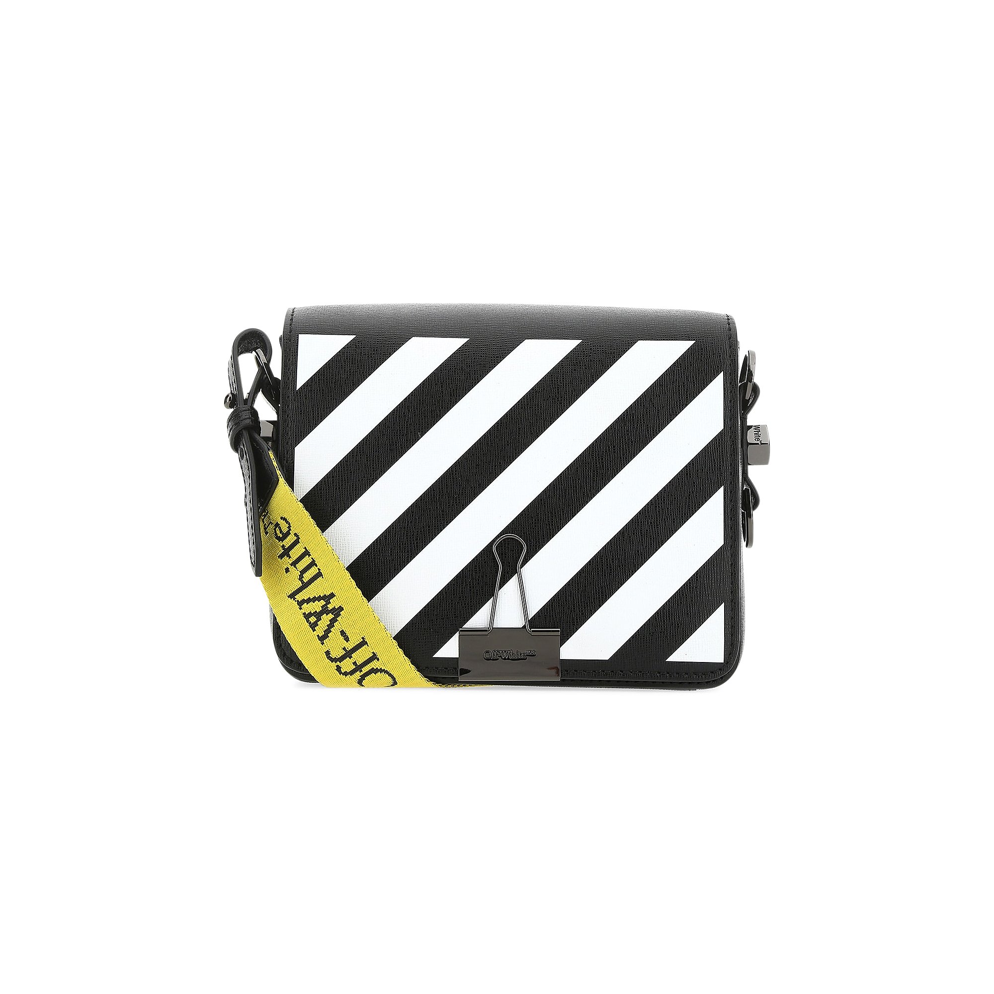 Off-White Diag Flap Bag 'Black/White'