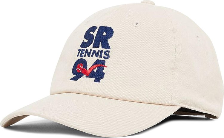 Sporty & Rich SR Tennis 94 Hat 'Off White/Navy'
