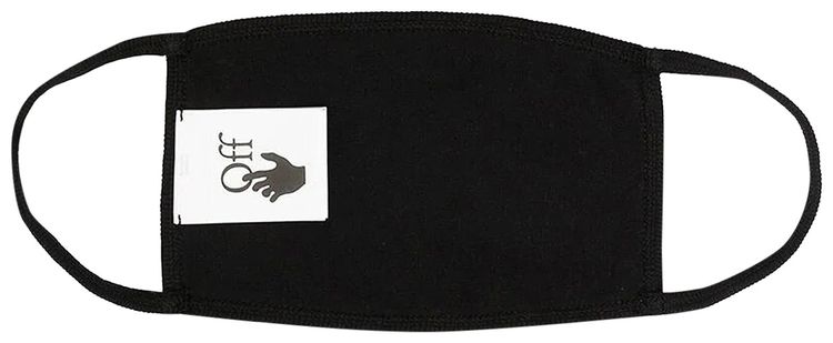 Off White Diag Face Mask BlackWhite