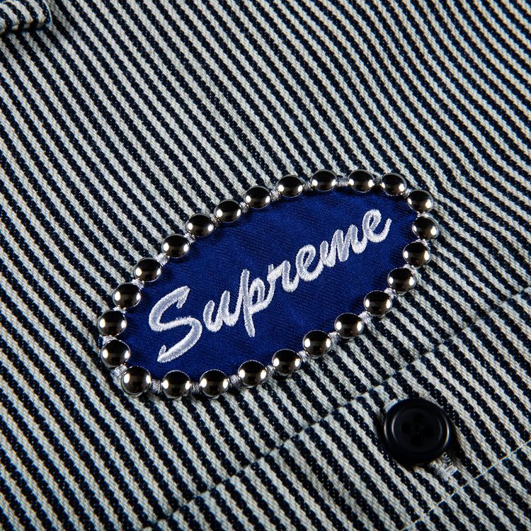 Buy Supreme Studded Patch Short-Sleeve Work Shirt 
