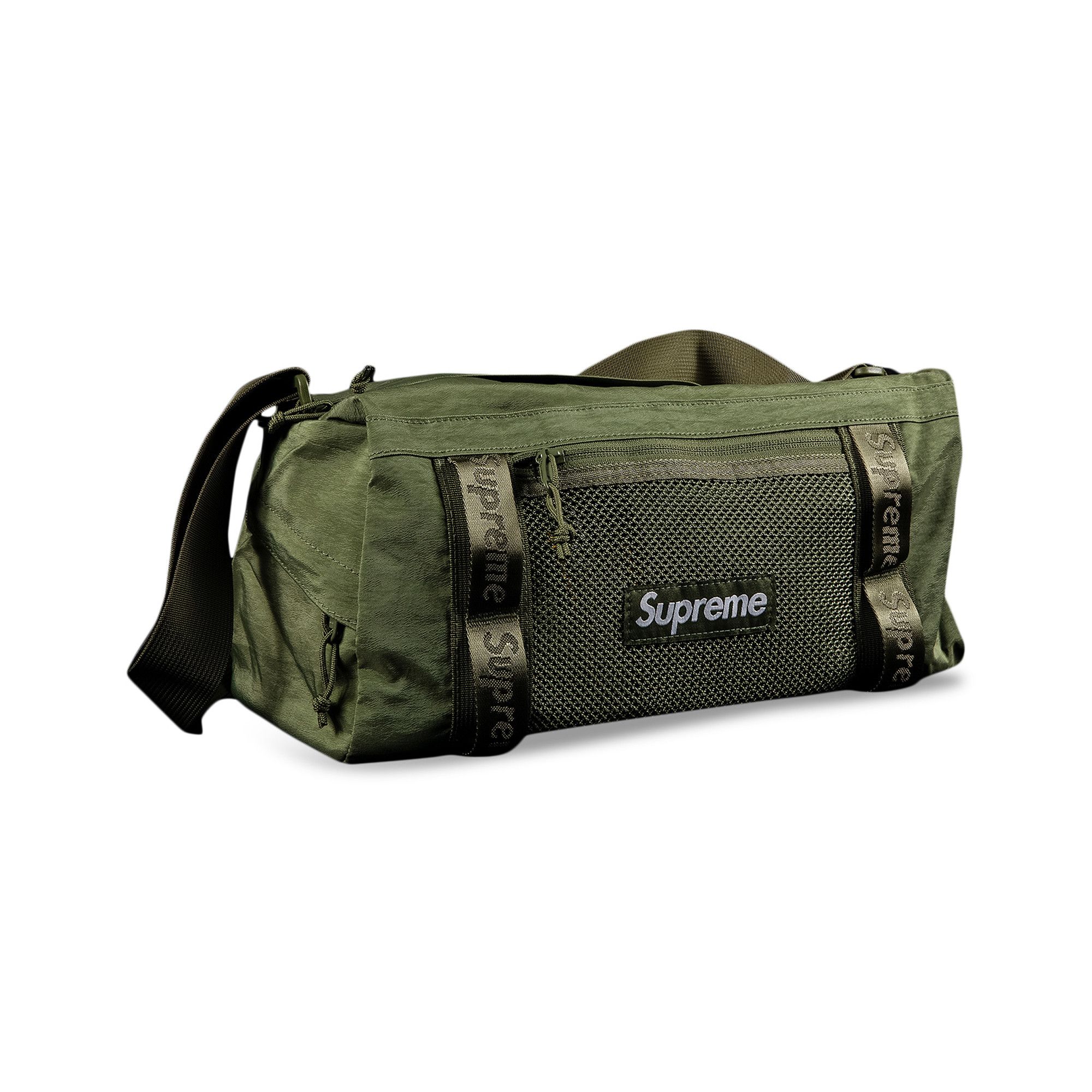 Supreme green duffle bag outlet