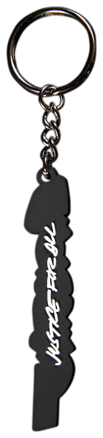 Supreme Futura Logo Keychain Black