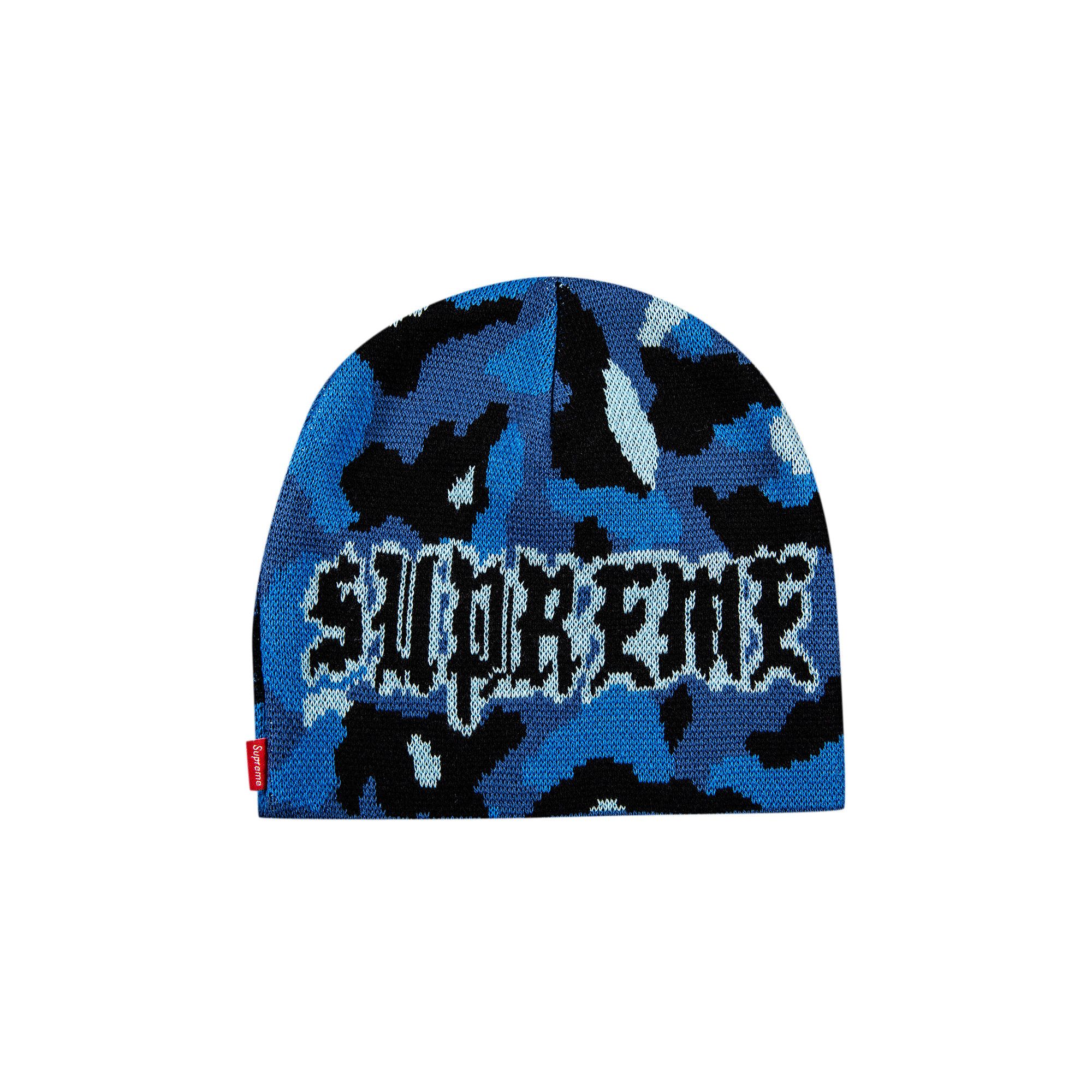 AC　supreme Paris Camo Beanie Buy Supreme Paris Camo Beanie 'Blue Camo' - FW20BN18 BLUE