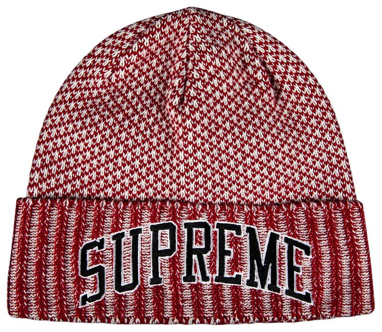 Supreme Fair Isle Beanie Red
