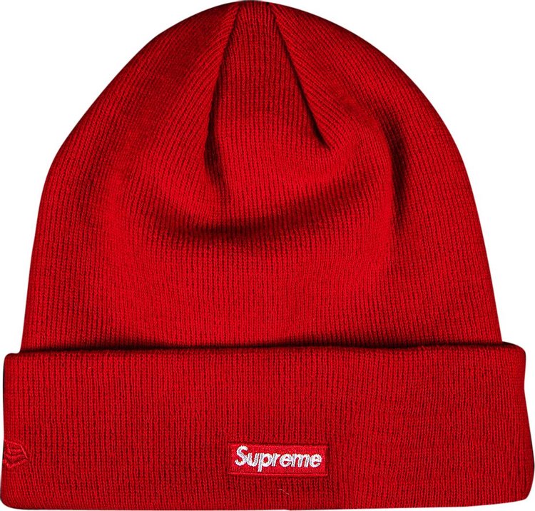 Supreme x New Era Shop Beanie   Los Angeles Red