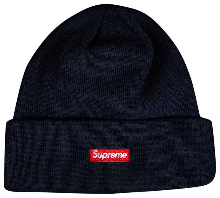 Supreme x New Era Shop Beanie   Los Angeles Navy