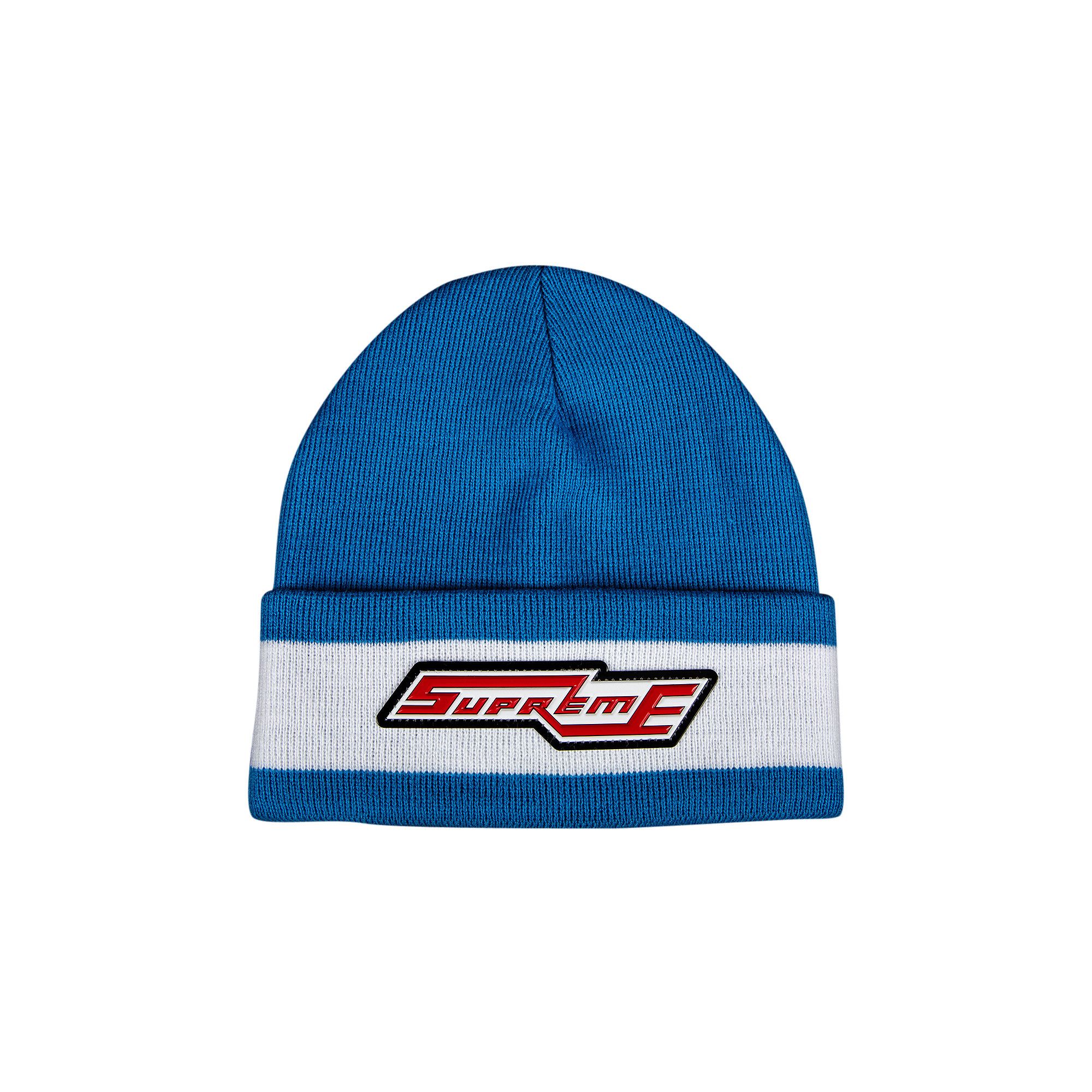 Buy Supreme Cuff Stripe Beanie 'Bright Blue' - FW20BN54 BRIGHT