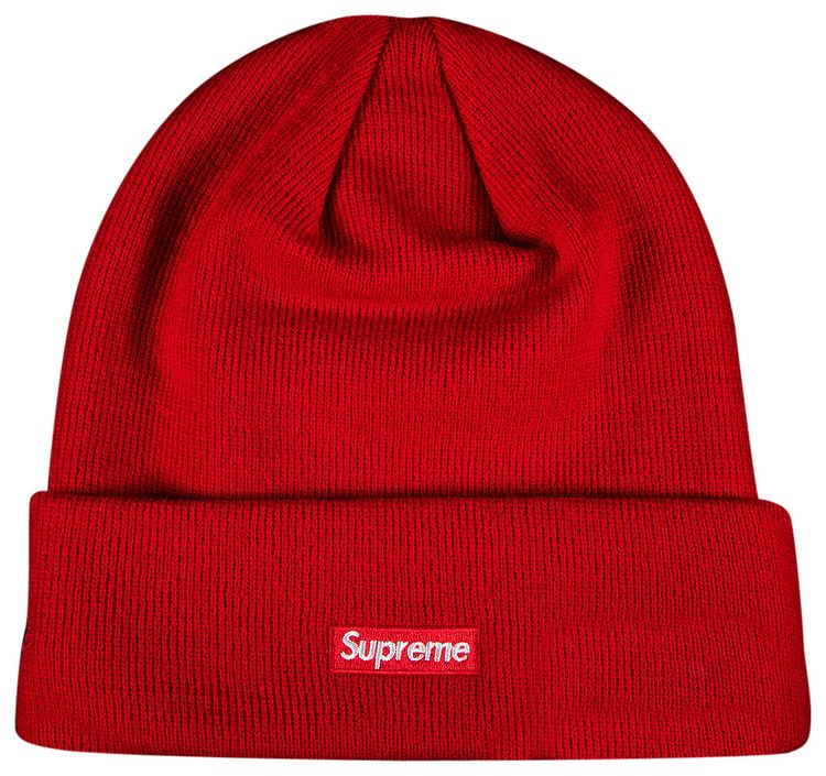 Supreme x New Era Shop Beanie   San Francisco Red