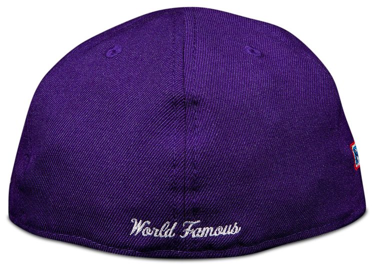 Supreme World Famous Box Logo New Era Purple