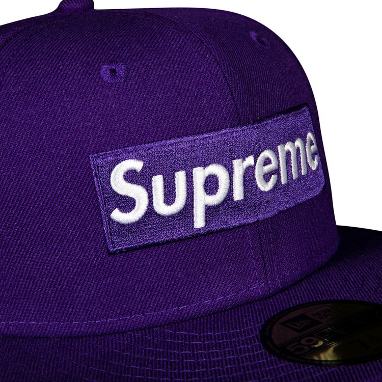 Supreme World Famous Box Logo New Era Purple